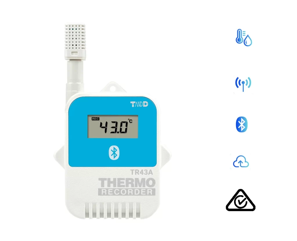 Temperature and Humidity Data Logger TR43A