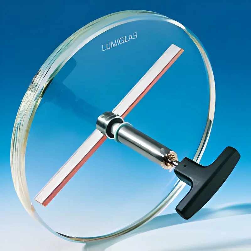 Circular Sight Glass Disc With Wiper