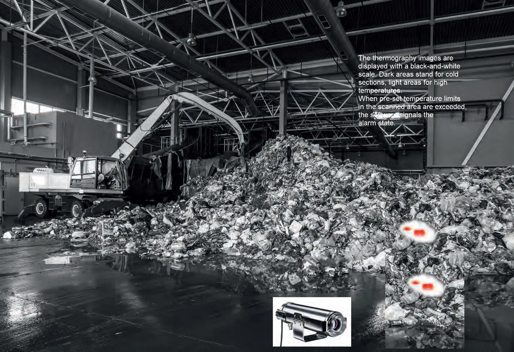 Infrared Camera Early Fire Detection Systems For The Recycling Sector