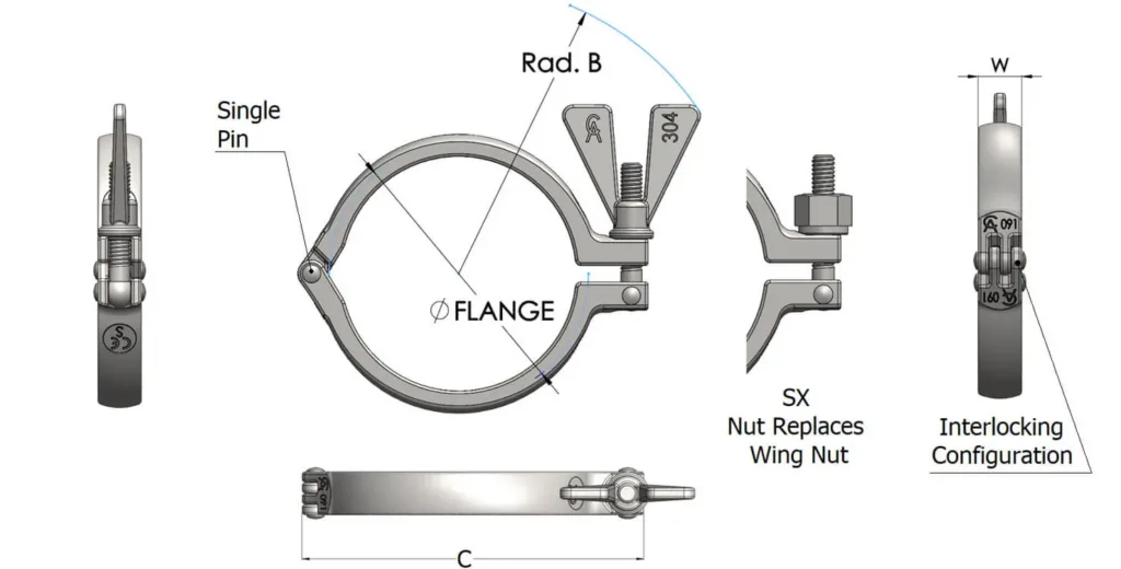 Advanced Couplings S Type Clamp