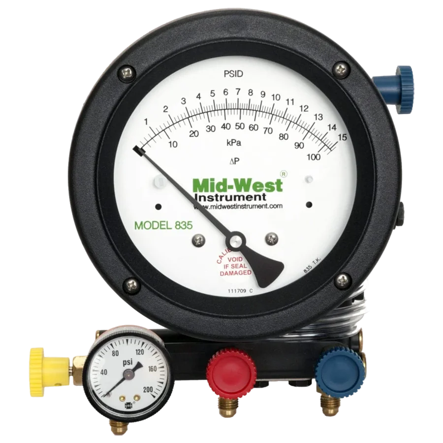 Mid West Backflow Test Kit Model 835 5 Front View Cmc