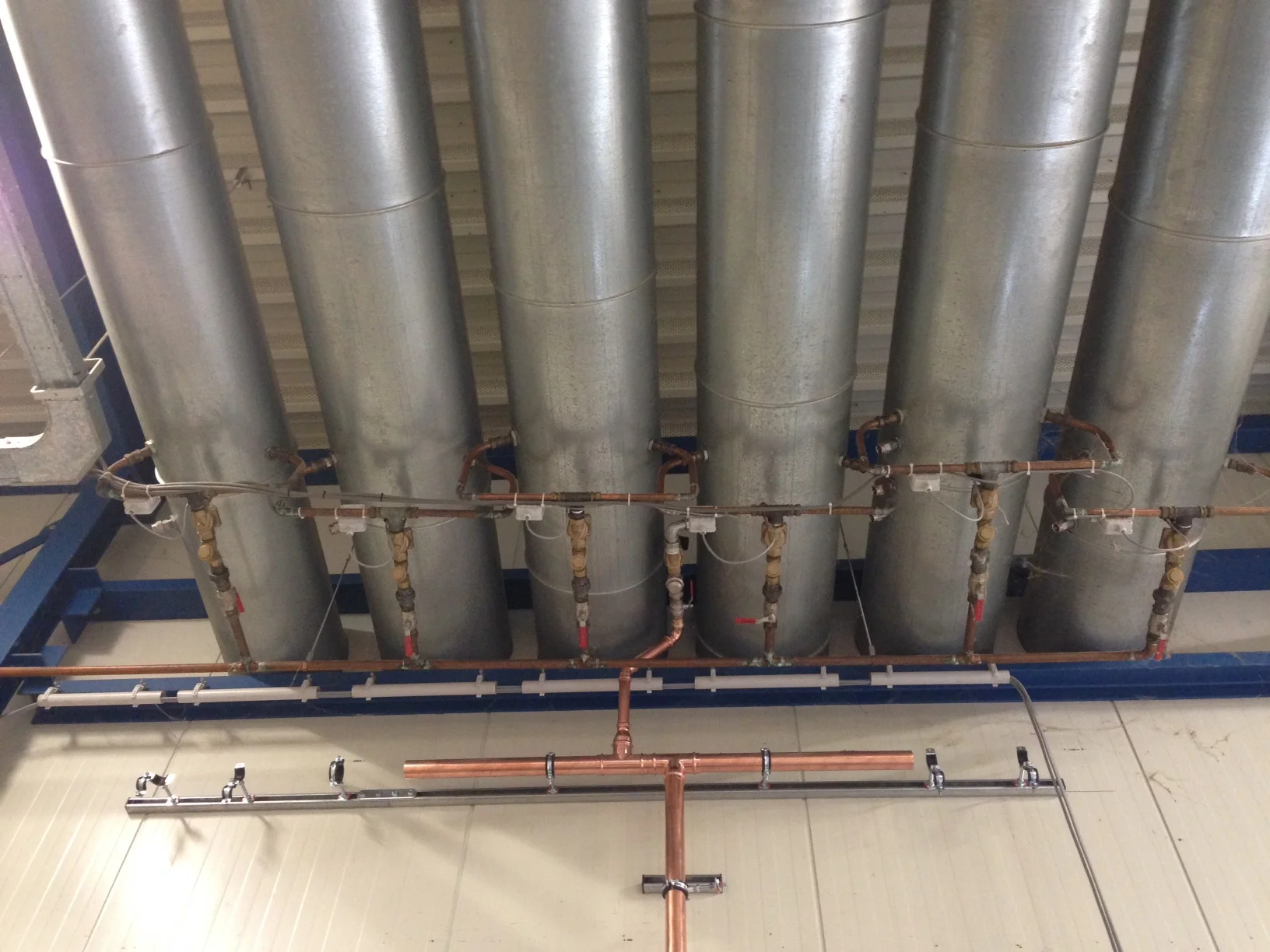Spark Extinguishing Nozzles Installed In Ducts
