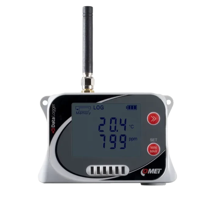 Comet U4440m Iot Wireless Temperature, Relative Humidity, Co2 And Atmospheric Pressure Datalogger With Built In 2g Modem Cmc