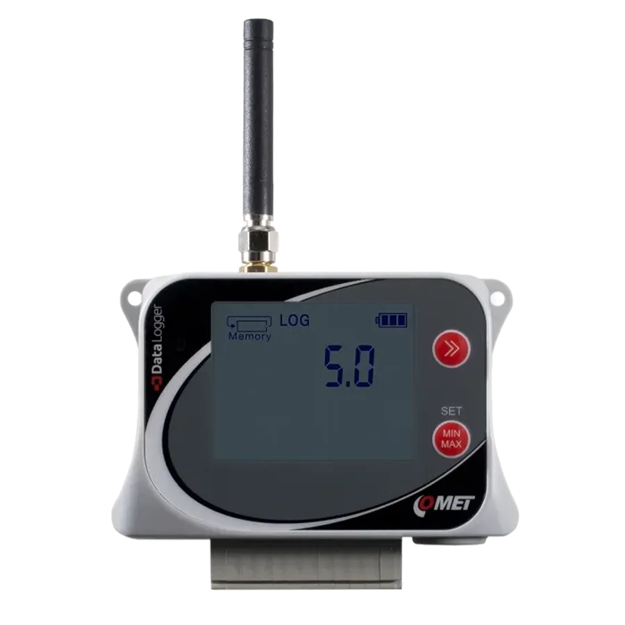 Comet U5841g Data Logger For 3 Voltage Inputs 0 10v And 1 Two State Input, With Built In 4g Modem Cmc