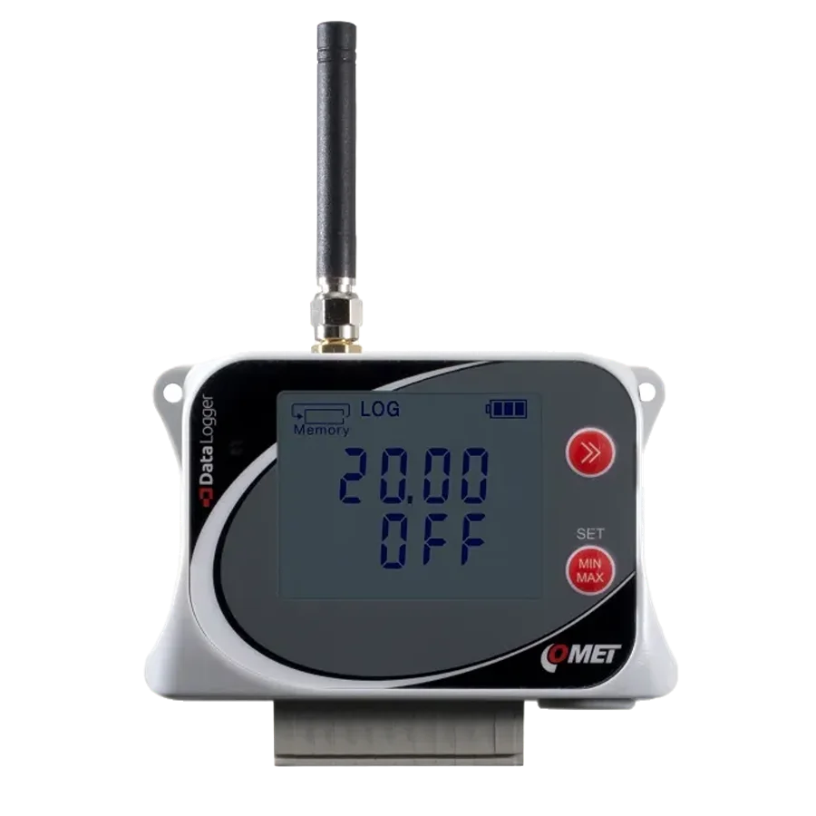 Comet U6841m Iot Wireless Datalogger For 3 Current Inputs 0 20ma And 1 Two State Input, With Built In 2g Modem Cmc