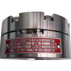 FDC rupture disc holder safety head image by CMC